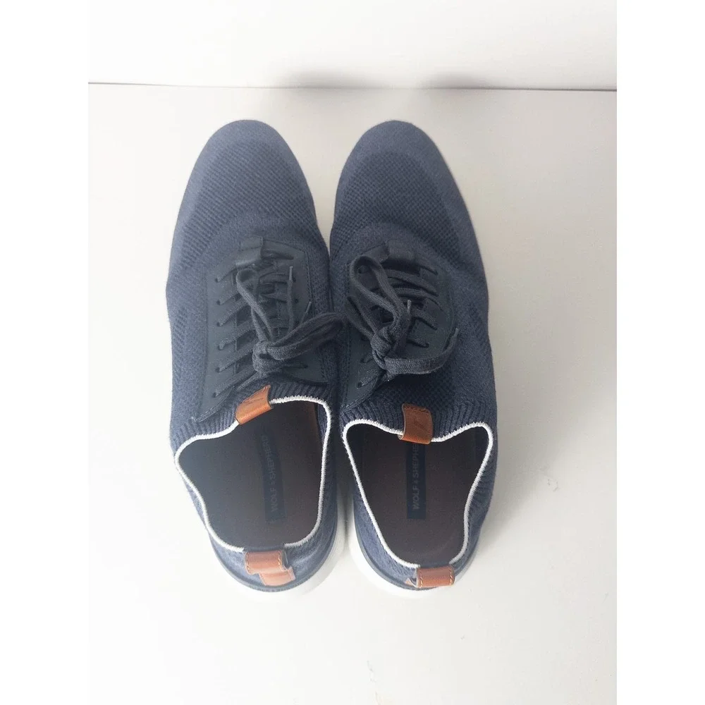 Wolf & Shepperd Supreme‎ Comfort Knit Shoes Mens US 12 Navy